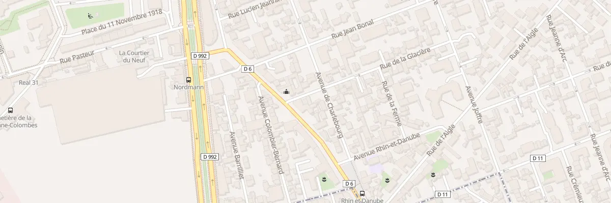 Plan du 23 Rue de la Glacière à La Garenne-Colombes
