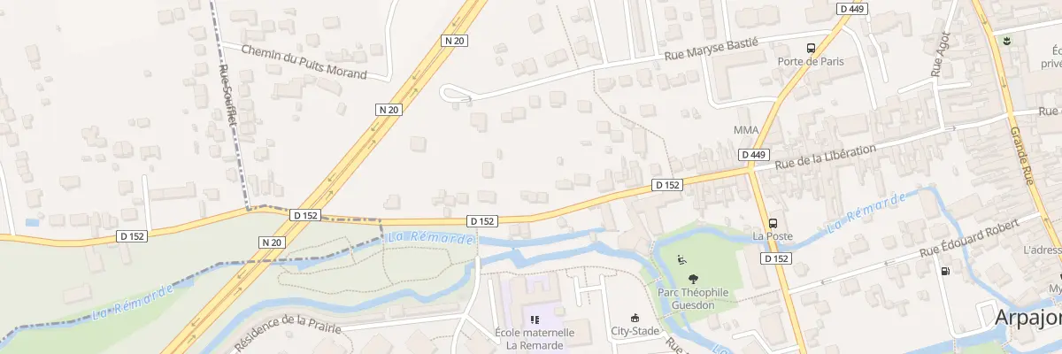 Plan du 66 Rue de la Libération à Arpajon