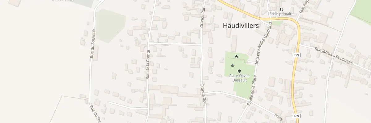 Plan du 16 Gr Grande Rue à Haudivillers