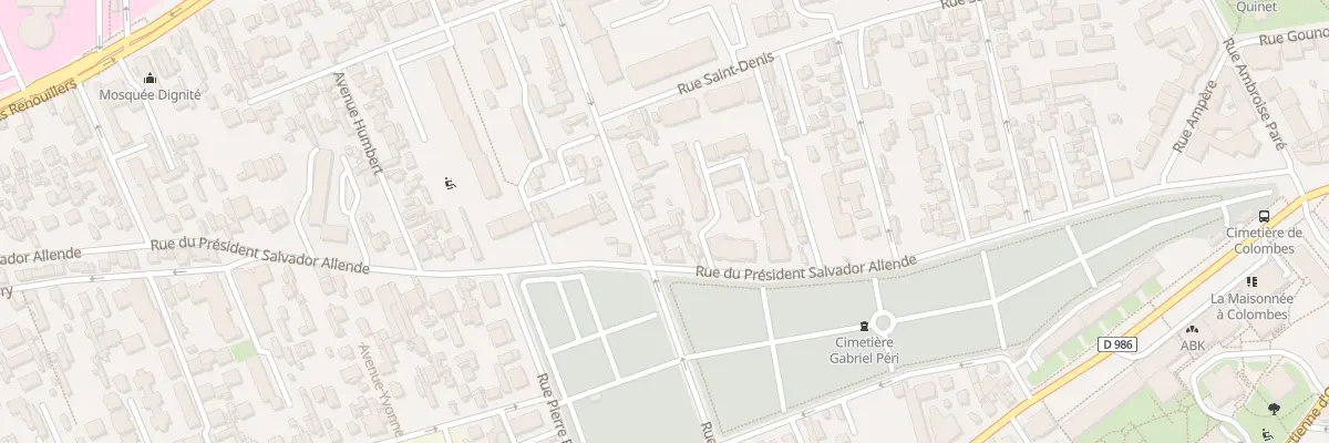 Plan du 18 Rue de l’Egalité à Colombes