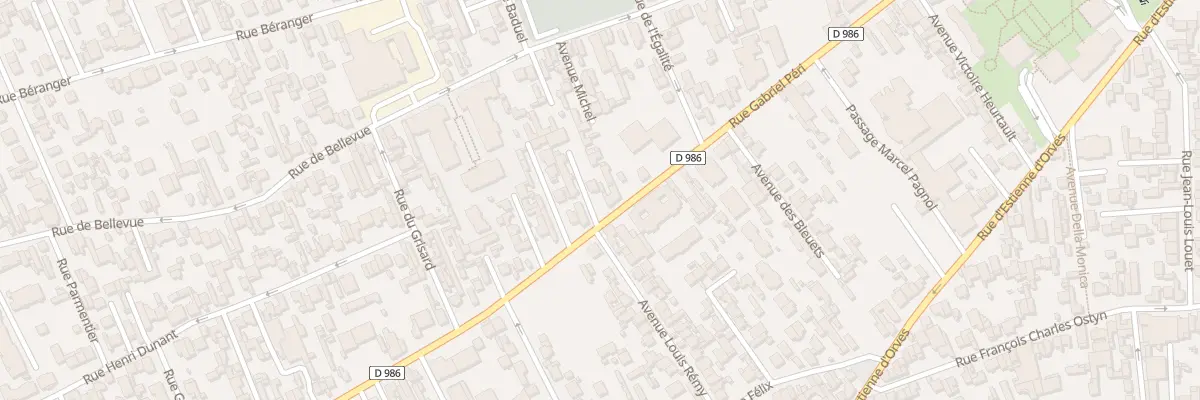 Plan du 160 Rue Gabriel Péri à Colombes