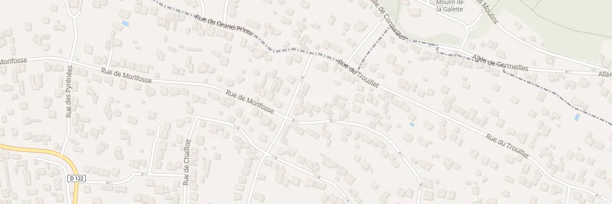 Plan du 40 Rue de Morifosse à Argenteuil