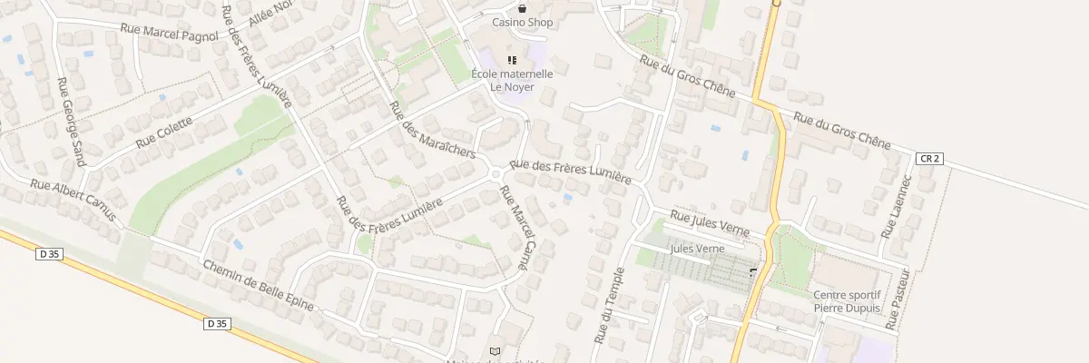 Plan du 8 Rue des Frères Lumière à Nozay