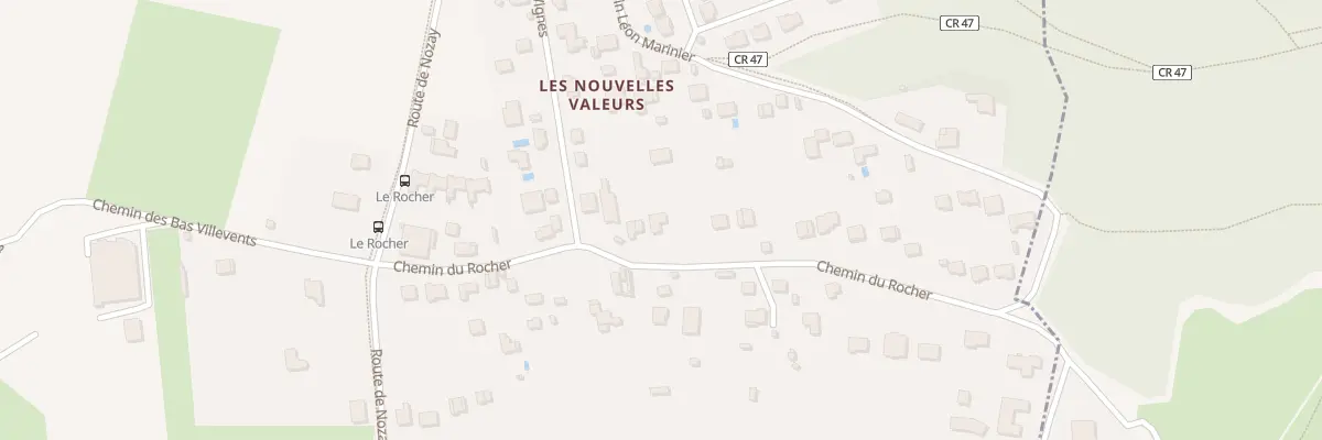 Plan du 15A Che du Rocher à Villejust