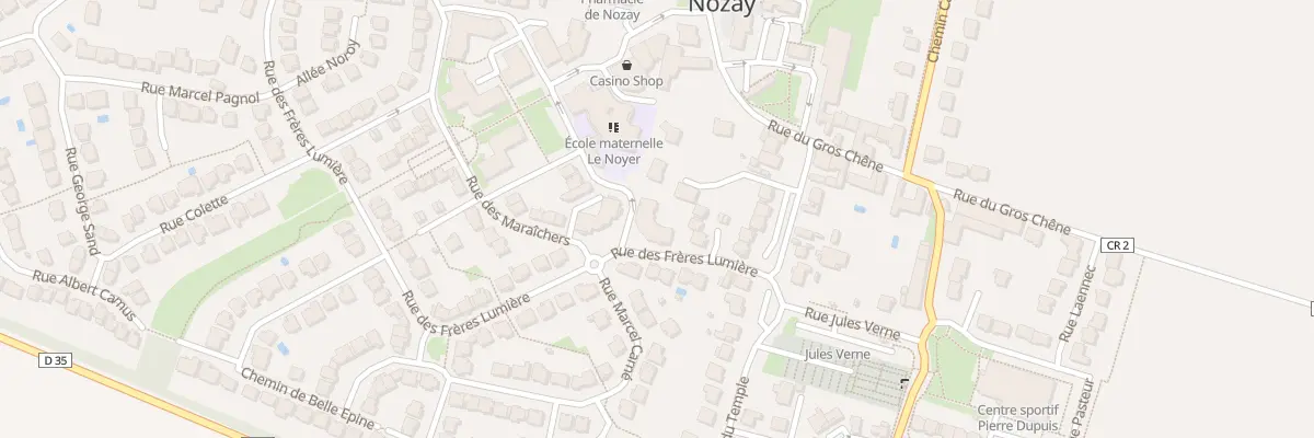Plan du 7 Rue des Frères Lumière à Nozay