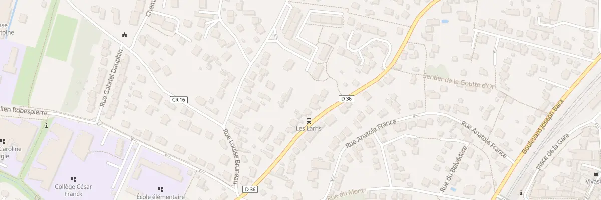 Plan du 50 Rue Maurice Berteaux à Palaiseau