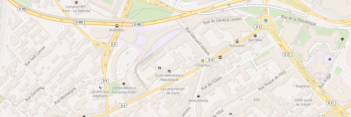 Plan du 72B Rue de la République à Puteaux