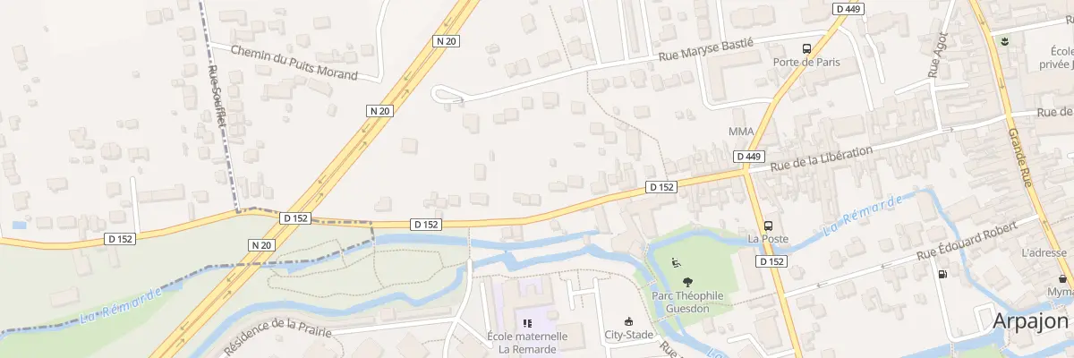 Plan du 64 Rue de la Libération à Arpajon