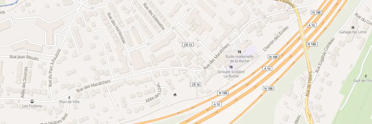 Plan du 87 Rue des Maraichers à Villebon-sur-Yvette