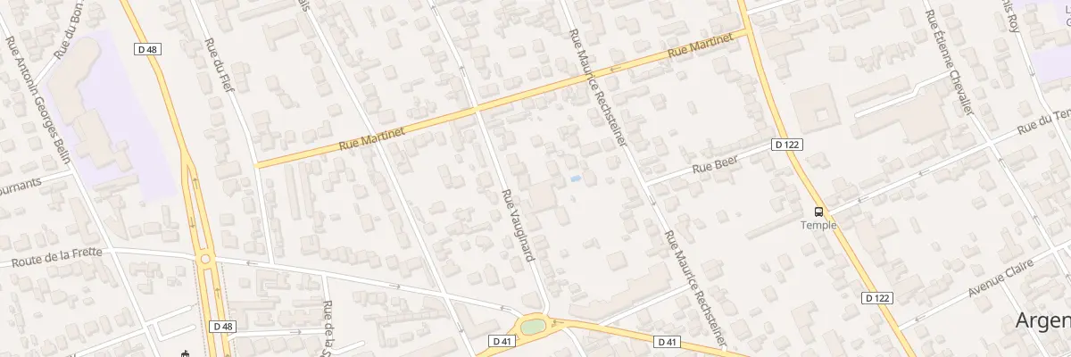Plan du 22 Rue Vauginard à Argenteuil