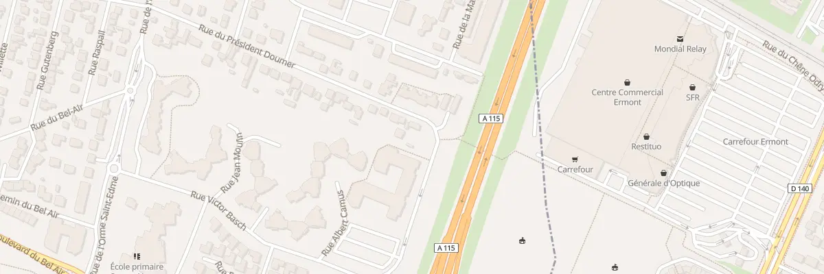 Plan du 46 Rue Pdt Doumer à Franconville