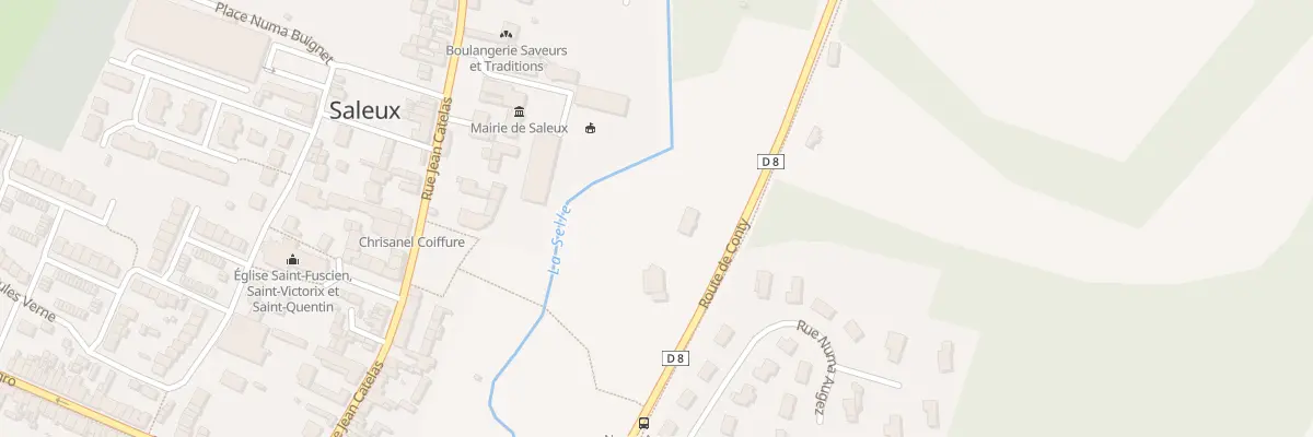 Plan du 14 Rte de Conty à Saleux