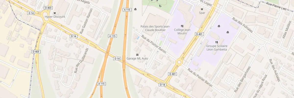 Plan du 87 Rue du Poirier Baron à Sannois