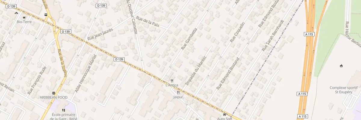 Plan du 6 Rue Gambetta au Plessis-Bouchard