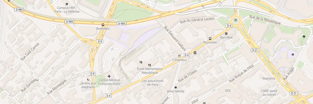 Plan du 72 Rue de la République à Puteaux