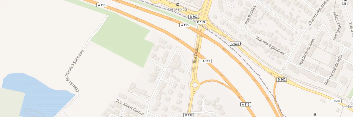 Plan du 90T Rue Charles de Gaulle au Plessis-Bouchard