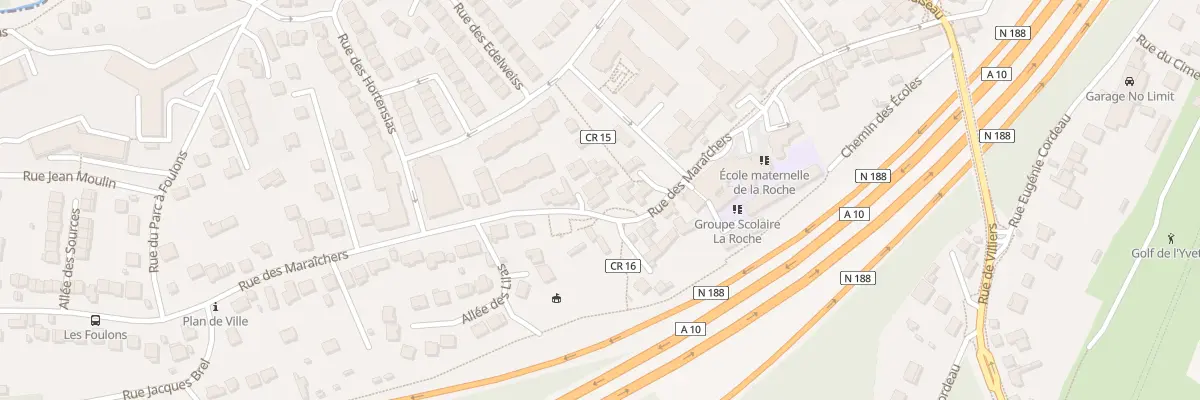 Plan du 87B Rue des Maraichers à Villebon-sur-Yvette
