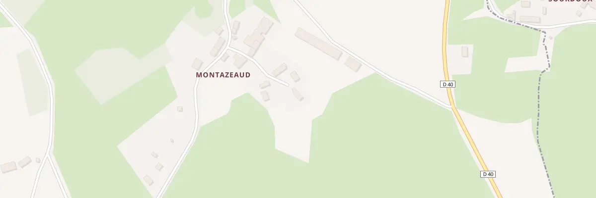 Plan du 8 Montazeaud à Pierrefitte