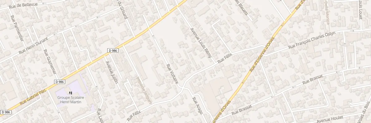 Plan du 56 Rue Félix à Colombes