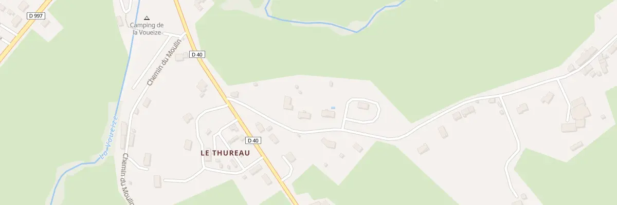 Plan du 2B Laugeres à Gouzon
