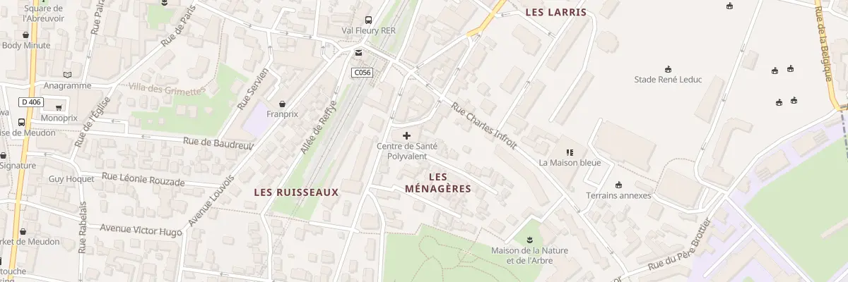 Plan du 3 All Mozart à Meudon