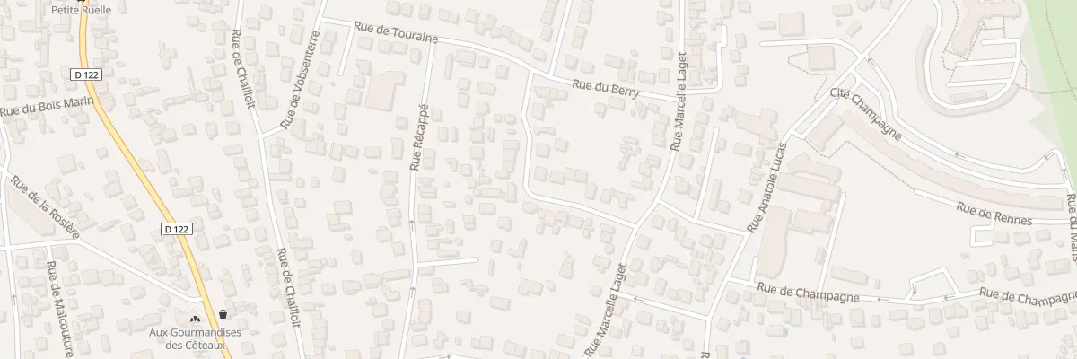 Plan du 20 Rue de Touraine à Argenteuil