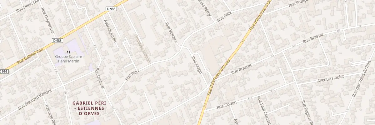 Plan du 59 Rue Félix à Colombes