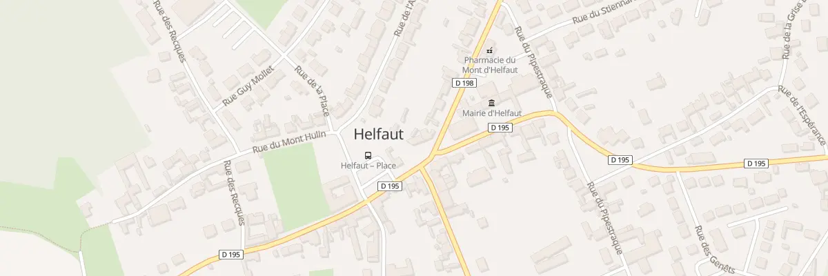 Plan du 1 Rue de Blendecques à Helfaut