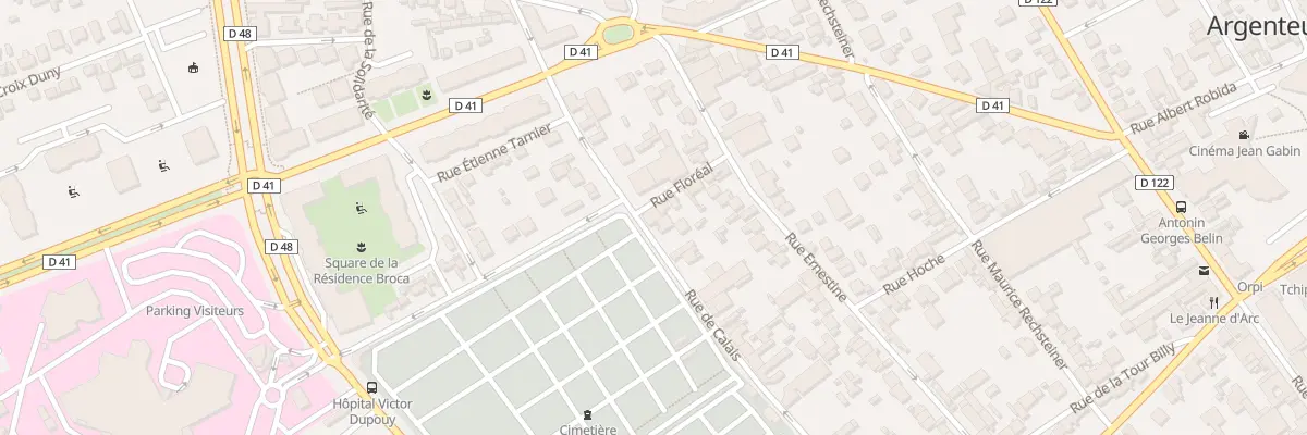 Plan du 112 Rue de Calais à Argenteuil
