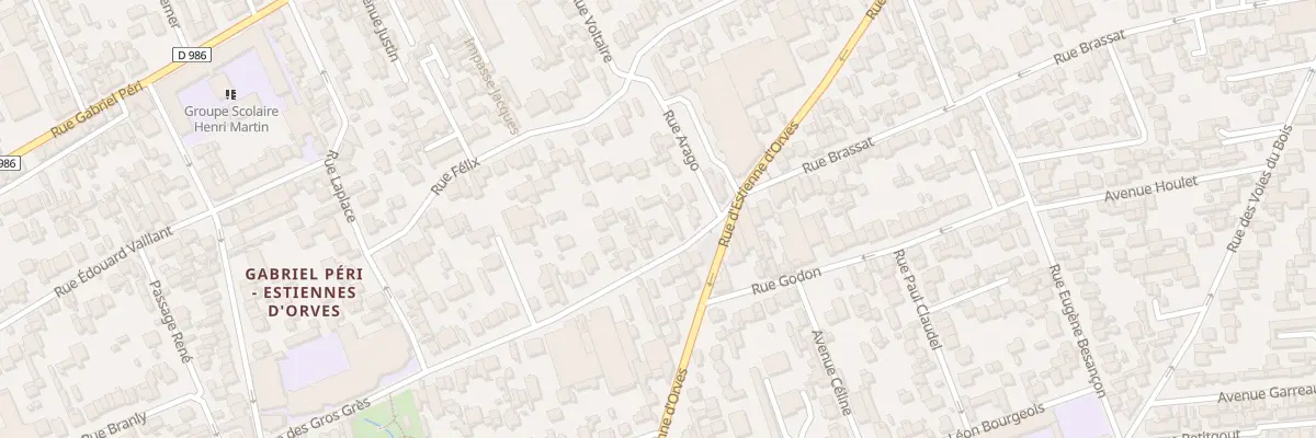 Plan du 14 Rue des Gros Grès à Colombes