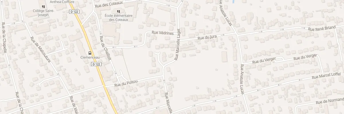 Plan du 65 Rue Marcelle Laget à Argenteuil
