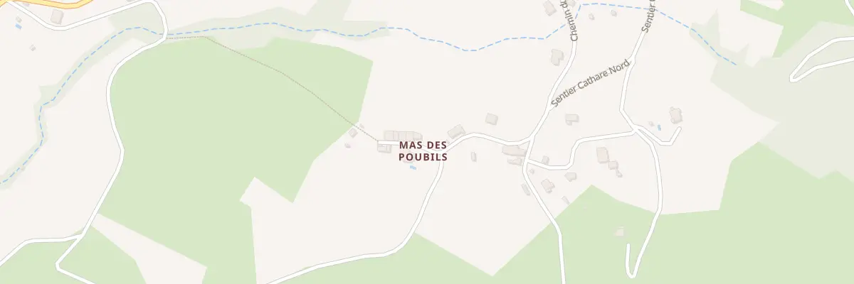 Plan du 48 Mas des Poubils à Saint-Julia-de-Bec