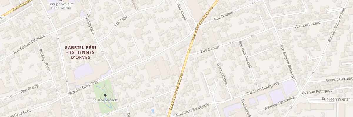 Plan du 13B Rue des Gros Grès à Colombes
