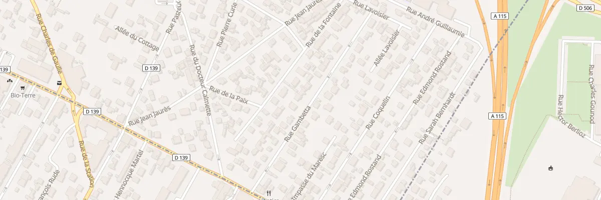 Plan du 19 Rue Gambetta au Plessis-Bouchard