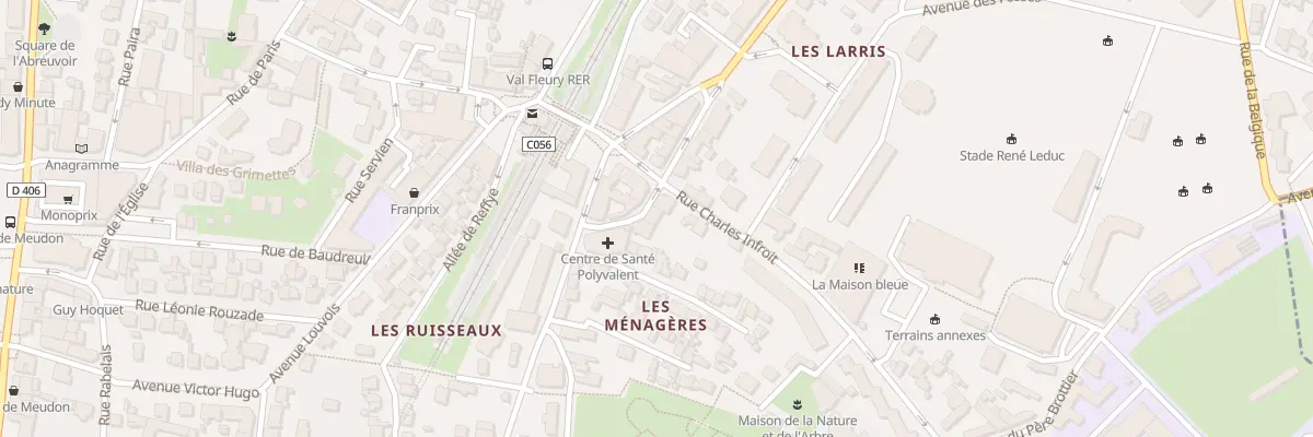Plan du 99 Rue Henri Barbusse à Meudon