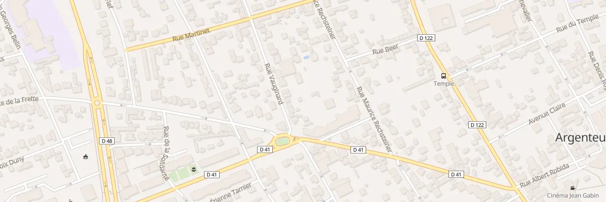 Plan du 10 Rue Vauginard à Argenteuil