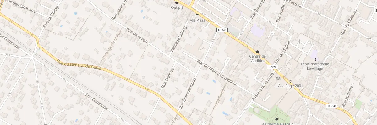 Plan du 29 Rue du Maréchal Galliéni à Saint-Leu-la-Forêt