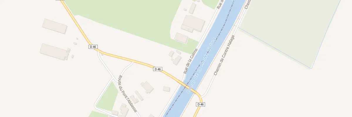 Plan du 3483 Rue de la Colme à Cappelle-Brouck