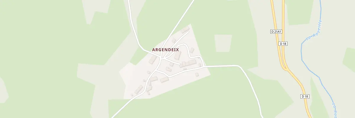 Plan du 16 Argendeix à Sainte-Feyre-la-Montagne