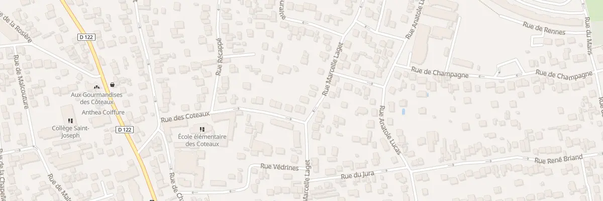 Plan du 91 Rue Marcelle Laget à Argenteuil