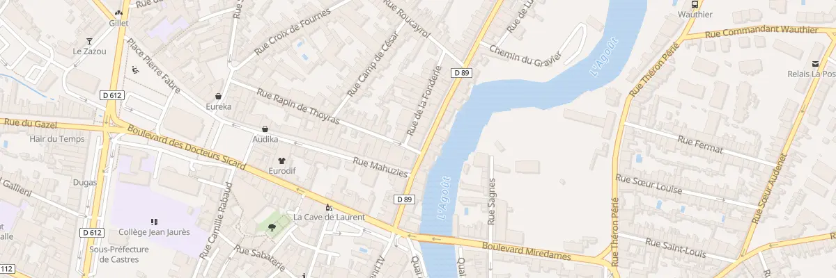 Plan du 31 Rue de la Fonderie à Castres