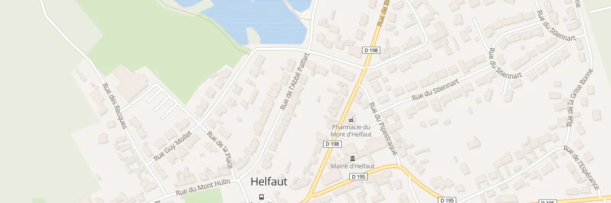 Plan du 226 Rue de l’Abbé Palfart à Helfaut