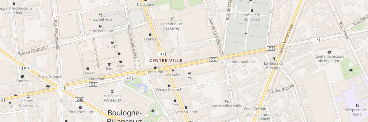 Plan du 86 Rue Gallieni à Boulogne-Billancourt