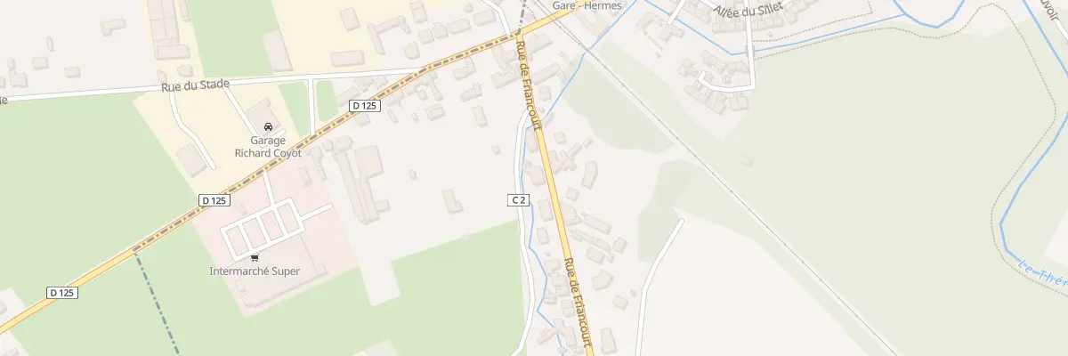Plan du 10 Rue de Friancourt à Hermes
