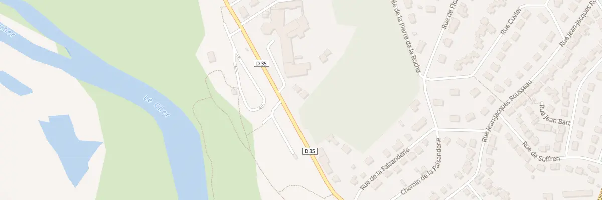 Plan du 50 Rue Paul Vaillant Couturier à Saint-Florent-sur-Cher