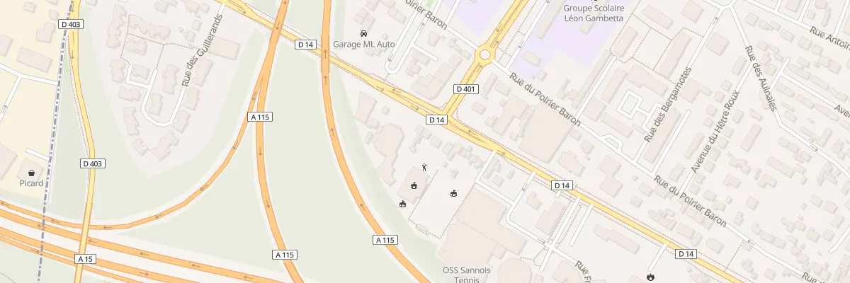 Plan du 111 Bd Gambetta à Sannois