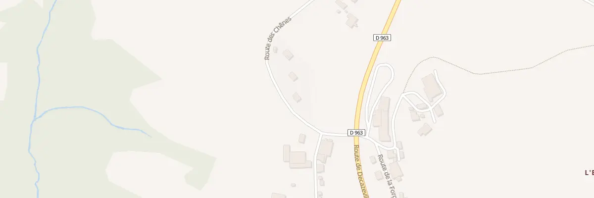 Plan du 5258 Brayes à Saint-Santin