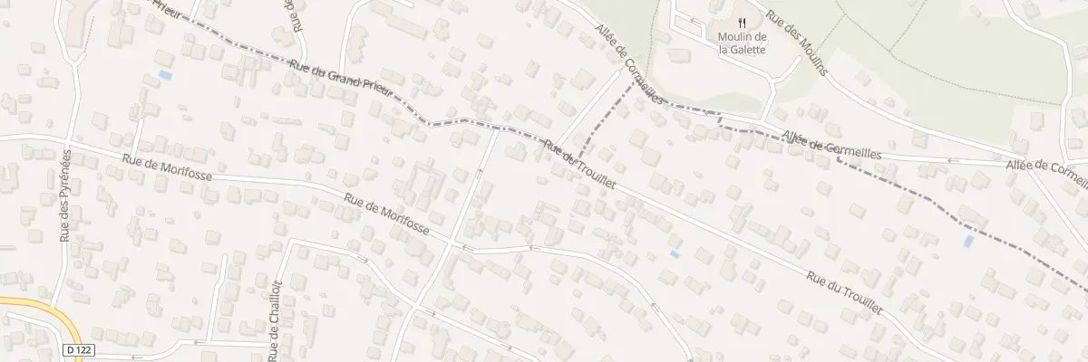 Plan du 67 Rue du Trouillet à Argenteuil