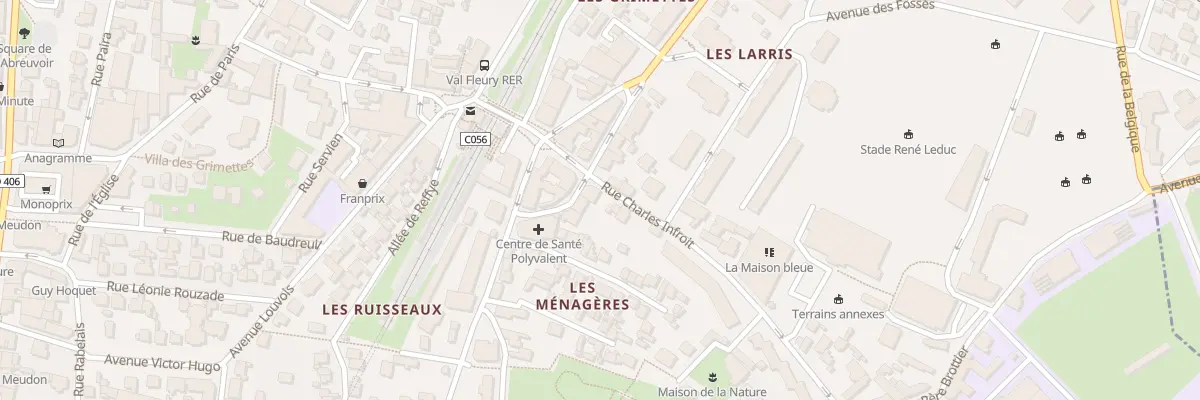 Plan du 97 Rue Henri Barbusse à Meudon