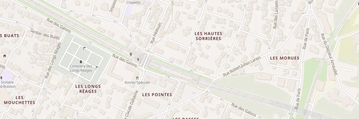 Plan du 6 Rue Alexandre Guilmant à Meudon